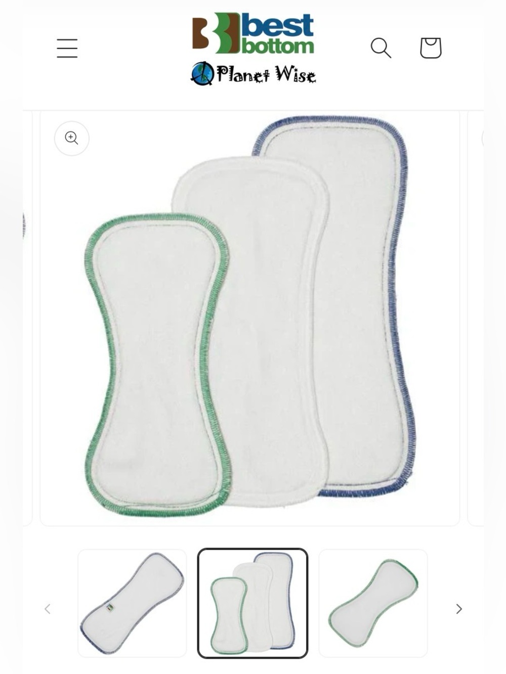 Large bundle of Best Bottom cloth diaper inserts